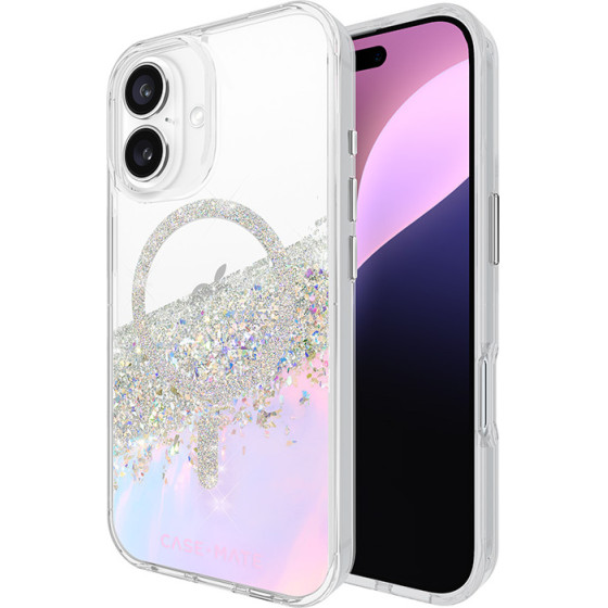 Case-Mate Karat MagSafe - Case for iPhone 16 (Holographic Soap Bubble) - (CM054714)