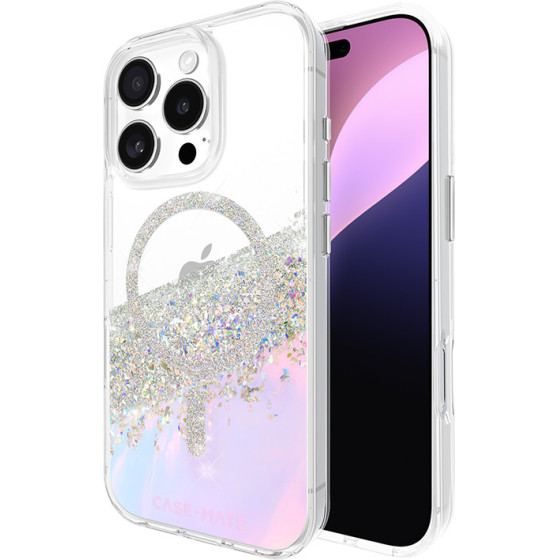 Case-Mate Karat MagSafe - Case for iPhone 16 Pro (Holographic Soap Bubble) - (CM054716)