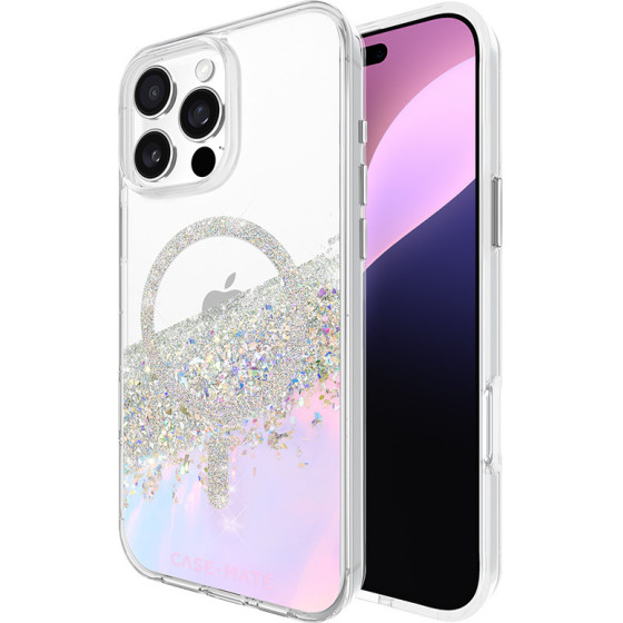 Case-Mate Karat MagSafe - Case for iPhone 16 Pro Max (Holographic Soap Bubble) - (CM054718)