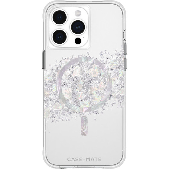 Case-Mate Karat MagSafe - iPhone 15 Pro Max Case with Mother of Pearl (A Touch of Pearl) - (CM051666)