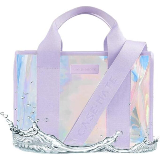 Case-Mate Mini Travel Tote Bag - Waterproof shoulder bag (Soap Bubble) - (CM055160)