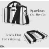 Case-Mate Mini Travel Tote Bag - Waterproof travel shoulder bag (Silver Chrome) - (CM055614)