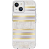 Case-Mate Pearl Stripes MagSafe - Case decorated with mother-of-pearl for iPhone 14 / iPhone 13 (Pearl Stripes) - (CM049180)