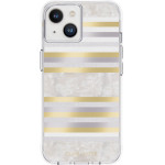 Case-Mate Pearl Stripes MagSafe - Case decorated with mother-of-pearl for iPhone 14 / iPhone 13 (Pearl Stripes) - (CM049180)