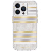Case-Mate Pearl Stripes MagSafe - Case decorated with mother-of-pearl for iPhone 14 Pro (Pearl Stripes) - (CM049226)