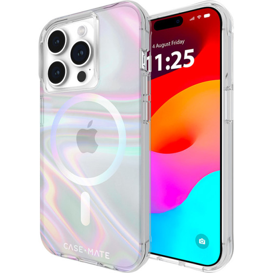 Case-Mate Soap Bubble MagSafe - iPhone 15 Pro Case (Iridescent) - (CM051420)