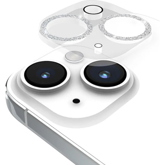 Case-Mate Sparkle Lens Protector - Protective Glass for iPhone 15 / iPhone 15 Plus Camera (Twinkle) - (CM051700)