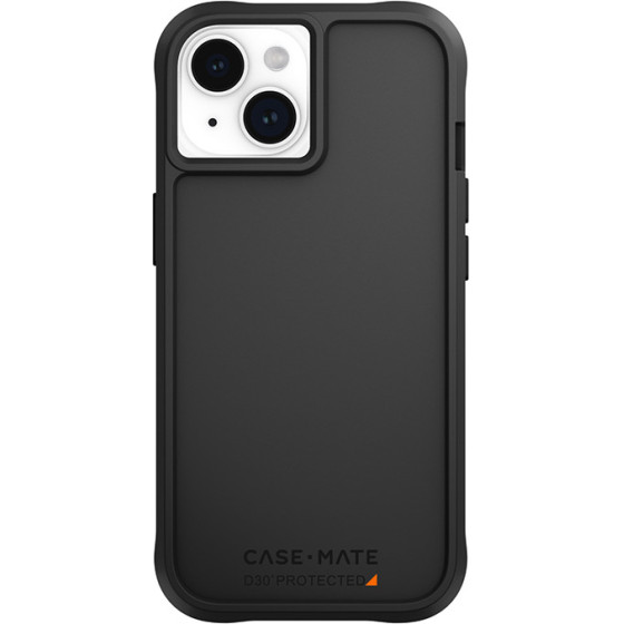 Case-Mate Ultra Tough Plus D3O MagSafe - Case for iPhone 15 / iPhone 14 / iPhone 13 (Black) - (CM051394)