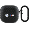 BMW Carbon Double Metal Logo - Case for AirPods 4 (black) - (BMA4WMPUCA2)