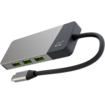 Green Cell - Docking station HUB USB-C HDMI 4K DEX SD & MicroSD card slot USB 3.1 - (HUBGC01)