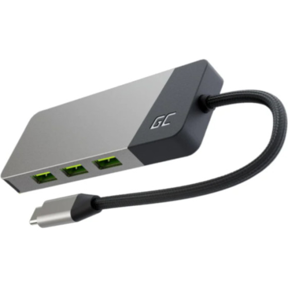 Green Cell - Docking station HUB USB-C HDMI 4K DEX SD & MicroSD card slot USB 3.1 - (HUBGC01)