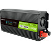 Green Cell - PowerInverter voltage converter with LCD display 12V to 230V 500W/1000W Pure sine wave - (INVGC12P500LCD)