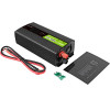 Green Cell - PowerInverter voltage converter with LCD display 12V to 230V 500W/1000W Pure sine wave - (INVGC12P500LCD)