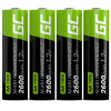 Green Cell 4x AA HR6 Batteries 2600mAh - (GR01)