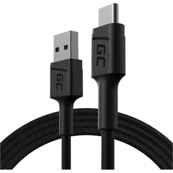 Green Cell Cable GC PowerStream USB-A - USB-C 120cm Ultra Charge, QC 3.0 - (KABGC22)
