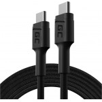 Green Cell Cable GC PowerStream USB-C - USB-C 200cm with Power Delivery (60W), 480 Mbps, Ultra Charge, QC 3.0 - (KABGC29)
