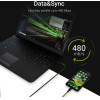 Green Cell Cable Ray USB-A - Lightning White LED 120cm with support for Apple 2.4A fast charging - (KABGC05)