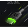 Green Cell Cable Ray USB-A - USB-C Green LED 200cm with support for Ultra Charge QC3.0 fast charging - (KABGC13)