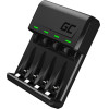 Green Cell GC VitalCharger Ni-MH AA and AAA battery charger with Micro USB and USB-C port - (GRADGC01)