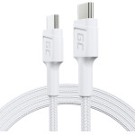 Green Cell PowerStream - USB-C - USB-C cable 120 cm Power Delivery 60W, QC 3.0 (white) - (KABGC30W)