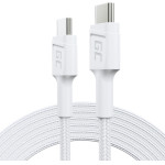 Green Cell PowerStream - USB-C - USB-C cable 200 cm Power Delivery 60W, QC 3.0 (white) - (KABGC29W)