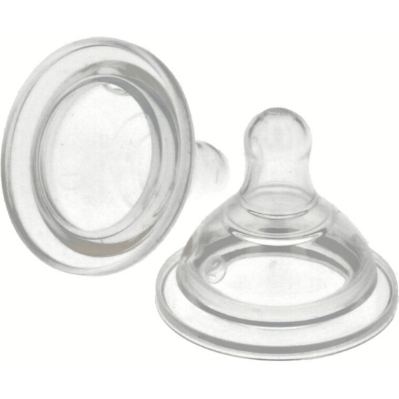 Hello Kitty - Silicone nipple for 0 m + bottle (2 pcs) - (30921)