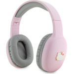 Hello Kitty Metal Logo Oval Shape - Bluetooth V5.3 wireless in-ear headphones (pink) - (HKBHA1BKHLMP)