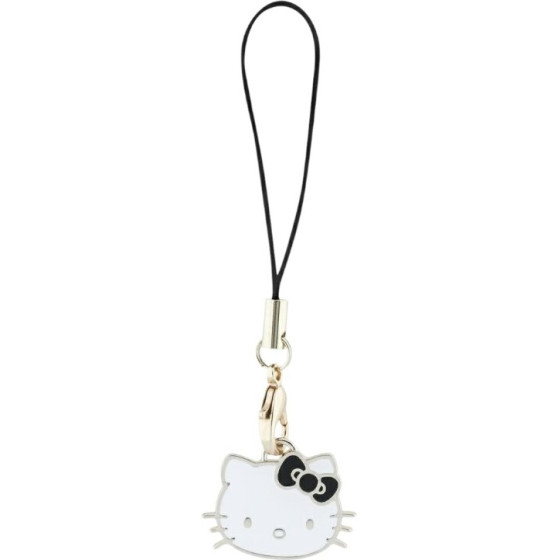 Hello Kitty Phone Strap Charm Kitty Head - Phone Pendant (black) - (HKCPMKHK)