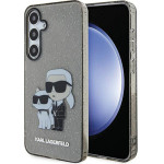 Karl Lagerfeld IML Glitter Karl & Choupette - Case for Samsung Galaxy S24 (black) - (KLHCS24SHNKCTGK)