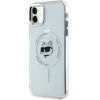 Karl Lagerfeld IML Metal Choupette Head MagSafe - Case for iPhone 11 (White) - (KLHMN61HLSCHH)