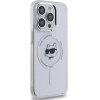 Karl Lagerfeld IML Metal Choupette Head MagSafe - Case for iPhone 13 Pro (White) - (KLHMP13LHLSCHH)