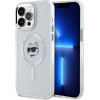 Karl Lagerfeld IML Metal Choupette Head MagSafe - Case for iPhone 14 Pro Max (White) - (KLHMP14XHLSCHH)