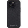 Karl Lagerfeld Quilted K Pattern - iPhone 15 Pro Case (Black) - (KLHCP15LPQKPMK)