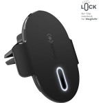 Speck Charging Vent Mount + ClickLock - Car Mount with Wireless Charging MagSafe (Black) - (150683-1041)