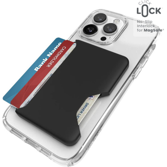 Speck ClickLock Wallet For MagSafe - MagSafe magnetic wallet (black) - (150423-1041)