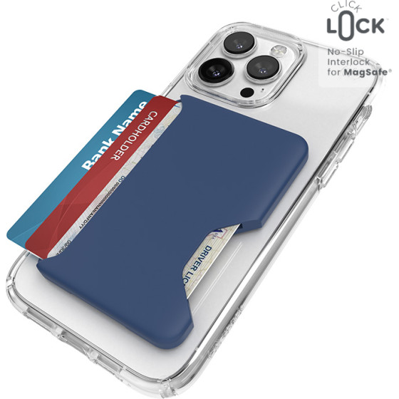 Speck ClickLock Wallet For MagSafe - MagSafe magnetic wallet (Coastal Blue) - (150423-3180)