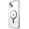 Speck Gemshell Grip + MagSafe - Case for iPhone 15 Plus / iPhone 14 Plus (Clear / Chrome Finish) - (150512-3223)