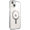 Speck Gemshell Grip + MagSafe - Case for iPhone 15 Plus / iPhone 14 Plus (Clear / Chrome Finish) - (150512-3223)