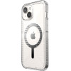 Speck Gemshell Grip + MagSafe - Case for iPhone 16e / iPhone 15 / iPhone 14 / iPhone 13 (Clear / Chrome Finish) - (150494-3223)