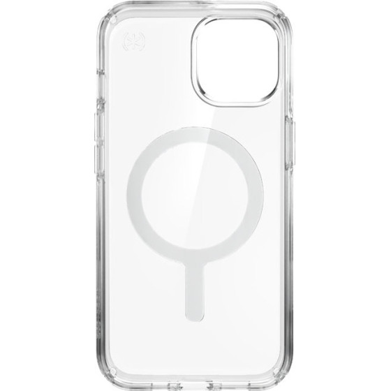 Speck Presidio Perfect-Clear + MagSafe - Case for iPhone 14 / iPhone 13 with MICROBAN coating (Clear) - (150061-5085)