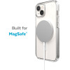 Speck Presidio Perfect-Clear + MagSafe - Case for iPhone 15 Plus / 14 Plus with MICROBAN coating (Clear) - (150119-5085)