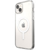 Speck Presidio Perfect-Clear + MagSafe - Case for iPhone 15 Plus / 14 Plus with MICROBAN coating (Clear) - (150119-5085)