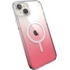 Speck Presidio Perfect-Clear + Ombre + MagSafe - Case for iPhone 15 Plus / 14 Plus with MICROBAN coating (Clear / Vintage Rose Fade) - (150123-9509)