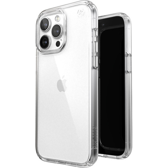Speck Presidio Perfect-Clear - Case for iPhone 15 Pro Max (Transparent) - (150464-5085)