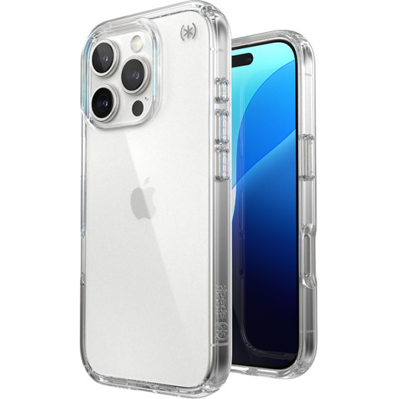 Speck Presidio Perfect-Clear - Case for iPhone 16 Pro (Clear) - (150702-5085)
