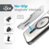 Speck Presidio Perfect-Clear ClickLock & Magsafe - Case for iPhone 16e / iPhone 15 / iPhone 14 / iPhone 13 (Clear / Frosted Black / Slate Grey) - (150441-3233)