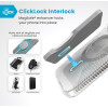 Speck Presidio Perfect-Clear Grip ClickLock & MagSafe - Case for iPhone 16 Pro (Clear / Chrome Finish / Serene Silver) - (150704-3199)