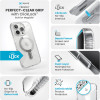 Speck Presidio Perfect-Clear Grip ClickLock & MagSafe - Case for iPhone 16 Pro (Clear / Chrome Finish / Serene Silver) - (150704-3199)