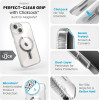 Speck Presidio Perfect-Clear Grip ClickLock & MagSafe - Case for iPhone 16e / iPhone 15 / iPhone 14 / iPhone 13 (Clear / Chrome Finish / Serene Silver) - (150443-3199)