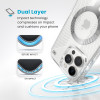 Speck Presidio Perfect-Clear Grip MagSafe - Case for iPhone 16 Pro Max (Clear / Chrome Finish / Serene Silver) - (150842-3223)